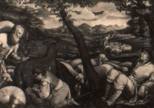 An Allegory Of Autumn by Jacopo Bassano (Jacopo da Ponte)