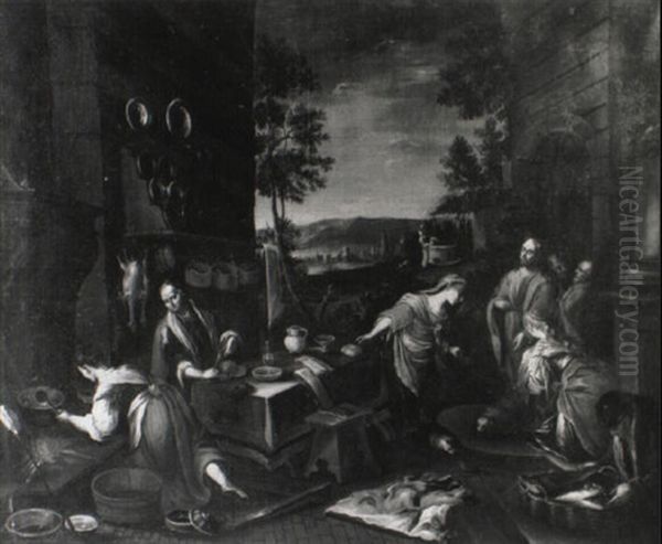 Christ In The House Of Martha And Mary - view 1