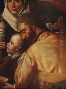 The Adoration Of The Shepherds: A Fragment by Pieter Aertsen