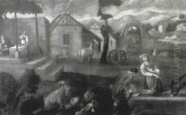 Farm Yard Scene - view 1