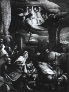 Adorazione Dei Pastori by Jacopo Bassano (Jacopo da Ponte)