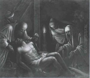 Die Kreuzabnahme Christi by Jacopo Bassano (Jacopo da Ponte)