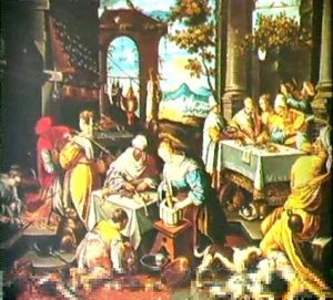 Les Prepariatifs Du Festin by Jacopo Bassano (Jacopo da Ponte)