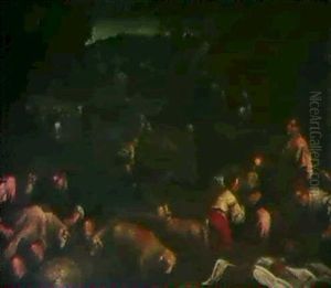 Der Sommer. by Jacopo Bassano (Jacopo da Ponte)