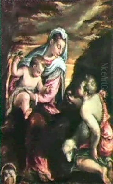 Madonna And Child With The Infant Saint John The Baptist In A Landscape - view 1