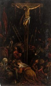 The Crucifixion by Leandro Bassano