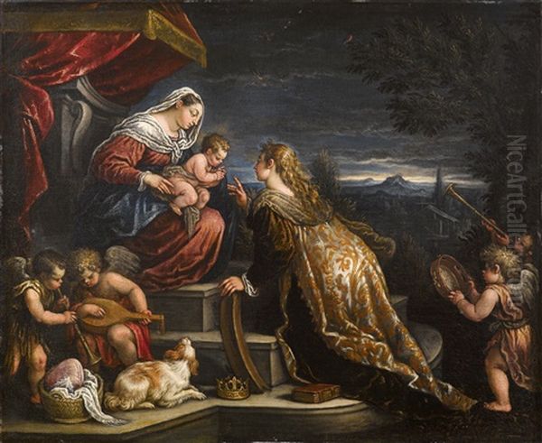 Die Mystische Vermahlung Der Heiligen Katharina - view 1