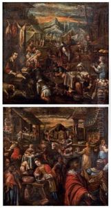 L'hiver Et L'automne (pair) by Leandro Bassano