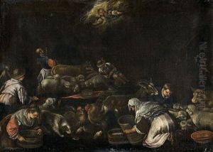 Allegorie Des Herbstes by Leandro Bassano