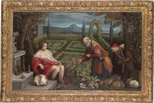 Susanna Und Die Alten by Leandro Bassano