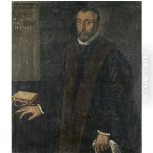 Portrait Of A Gentleman, Three-quarter Length, Wearing An Ermine-lined Jacket Portrait Of A Gentleman, Three-quarter Length, Wearing An Ermine-lined Jacket