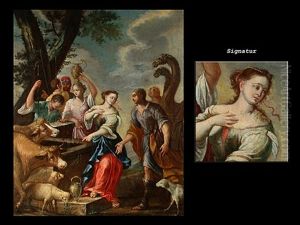 Rebecca Am Brunnen by Leandro Bassano