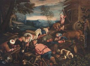 La Costruzione Dell'arca Di Noe