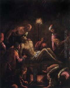 Le Martyre De Saint Laurent by Leandro Bassano