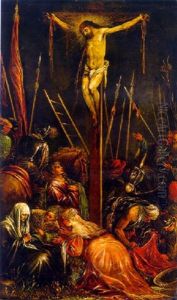 The Crucifixion by Leandro Bassano