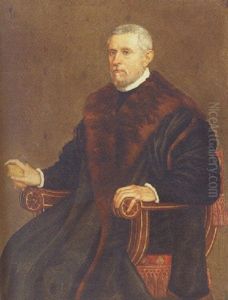 Portrait Of A Gentleman, In A Fur-lined Cloak, Holding A Lemon