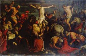 La Crucifixion by Leandro Bassano