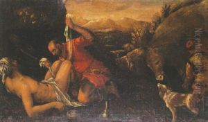 The Good Samaritan by Leandro Bassano