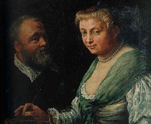 Portrait De Couple by Leandro Bassano