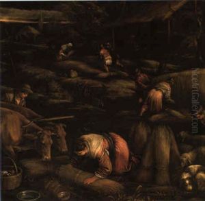 Summer: The Harvesters by Leandro Bassano