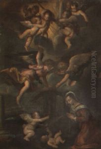 The Nativity by Leandro Bassano