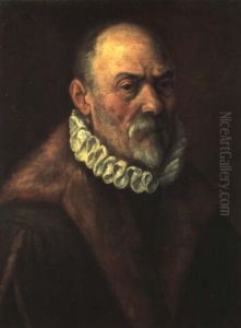 Bildnis Eines Alten Mannes by Leandro Bassano