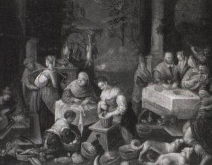 Das Gastmahl Der Reichen by Leandro Bassano