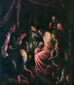 The Mocking Of Christ by Leandro Bassano
