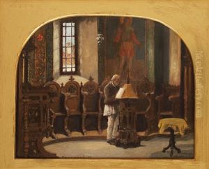 Peasant Man In The Chruch Peasant Man In The Chruch