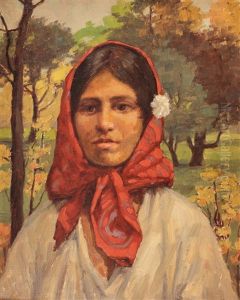 Peasent With Red Kerchief