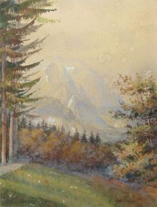 Peisaj Montan by Hans Aesher