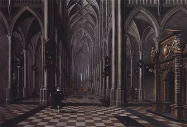 Interieur D'eglise Gothique - view 1
