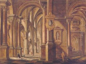 The Interior Of Antwerp Cathedral