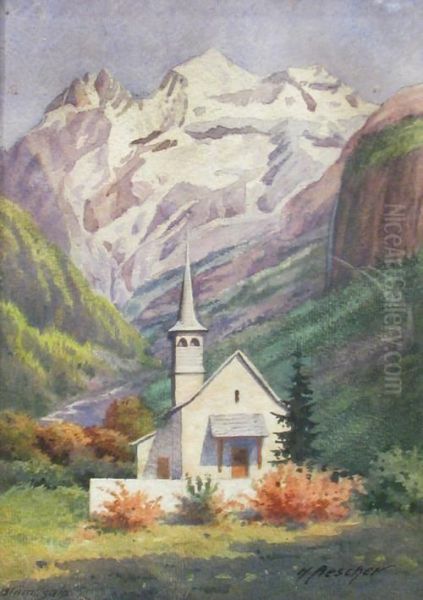Church At The Mountain Foot - view 1