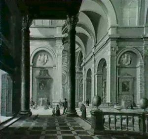 A Church Interior.