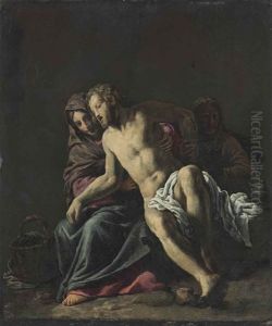 The Dead Christ Supported By The Virgin And Mary Magdalene The Dead Christ Supported By The Virgin And Mary Magdalene