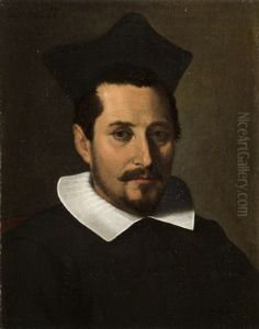 Ritratto Di Prelato Con Berretta Nera