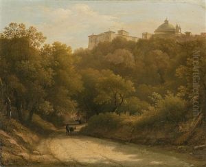 Blick Auf Den Palazzo Chigi, Ariccia by Giambattista Bassi