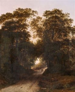 Landskap I Narheten Av Castelgandolfo by Giambattista Bassi
