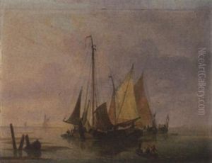 Fischerboote An Der Hafenausfahrt Fischerboote An Der Hafenausfahrt