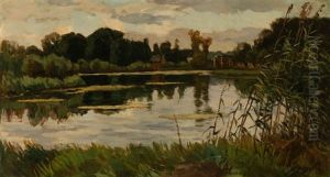 Afternoon On The River Vecht by Nicolaas Bastert