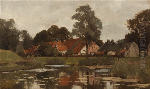Fort Moat In Nieuwersluis - view 1