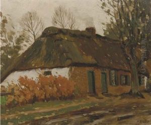 Het Huisje Van Den Wever: A Country Cottage by Nicolaas Bastert