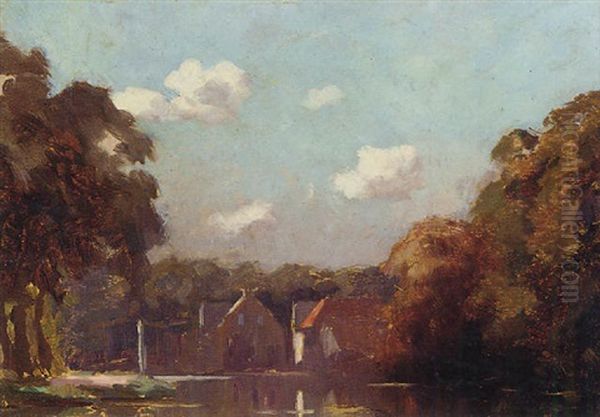 A Lake Before A Hamlet - view 1