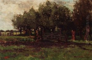 Landscape With Willow Trees