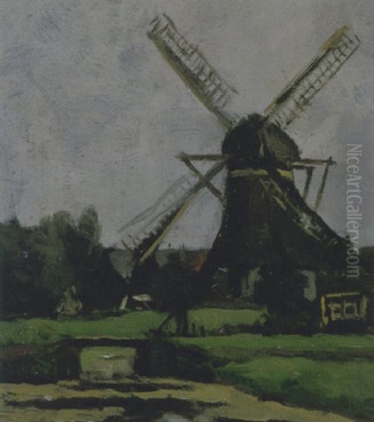 Molen Langs Een Slootkant - view 1