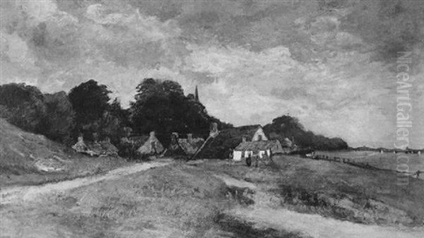 Wiesenlandschaft Mit Bauernhausern - view 1