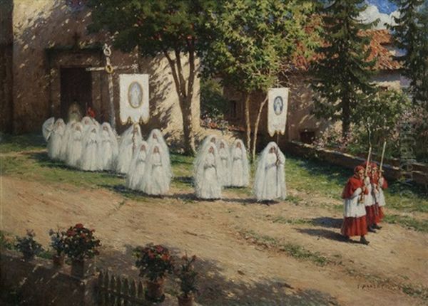 Scene De Communion Solennelle Aux Adrets - view 1