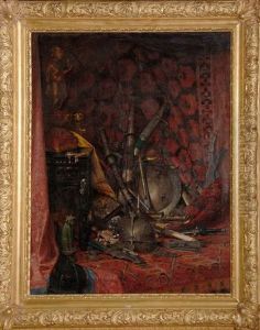 Nature Morte Aux Armes Orientales by Jean-Celestin-Tancrede Bastet