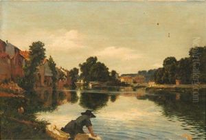 Bords De Marne by Jean-Celestin-Tancrede Bastet